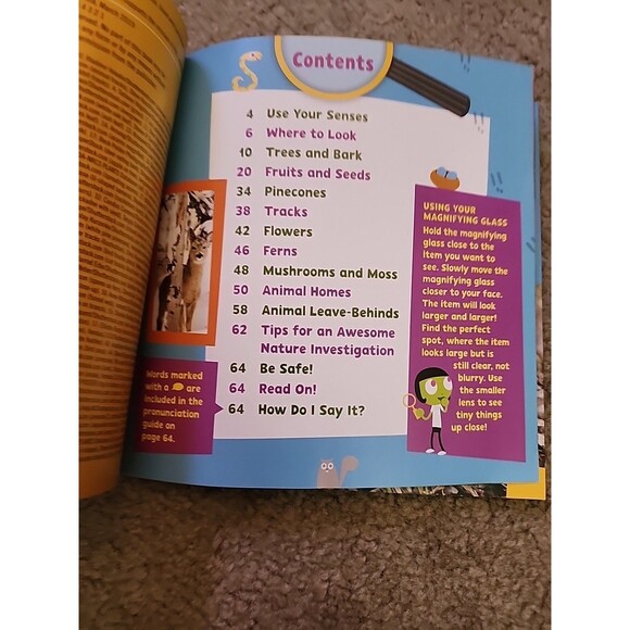 LOOK AND LEARN NATURE DETECTIVE (PBS KIDS) By Sarah Parvis, Book Only, Outside - Picture 6 of 8